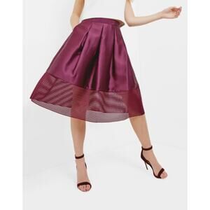 Ted Baker Jurisa Mesh Panelled Full Skirt